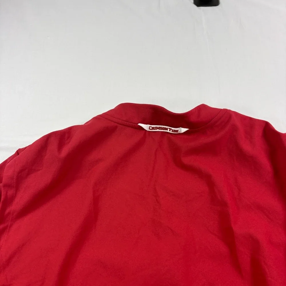 Alabama Crimson Tide Nike Jacket Mens XL Red Player Issued Full Zip NCAA